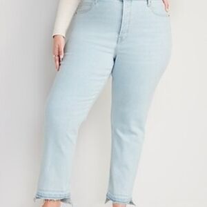 Sky Blue Cropped Women's Jeans